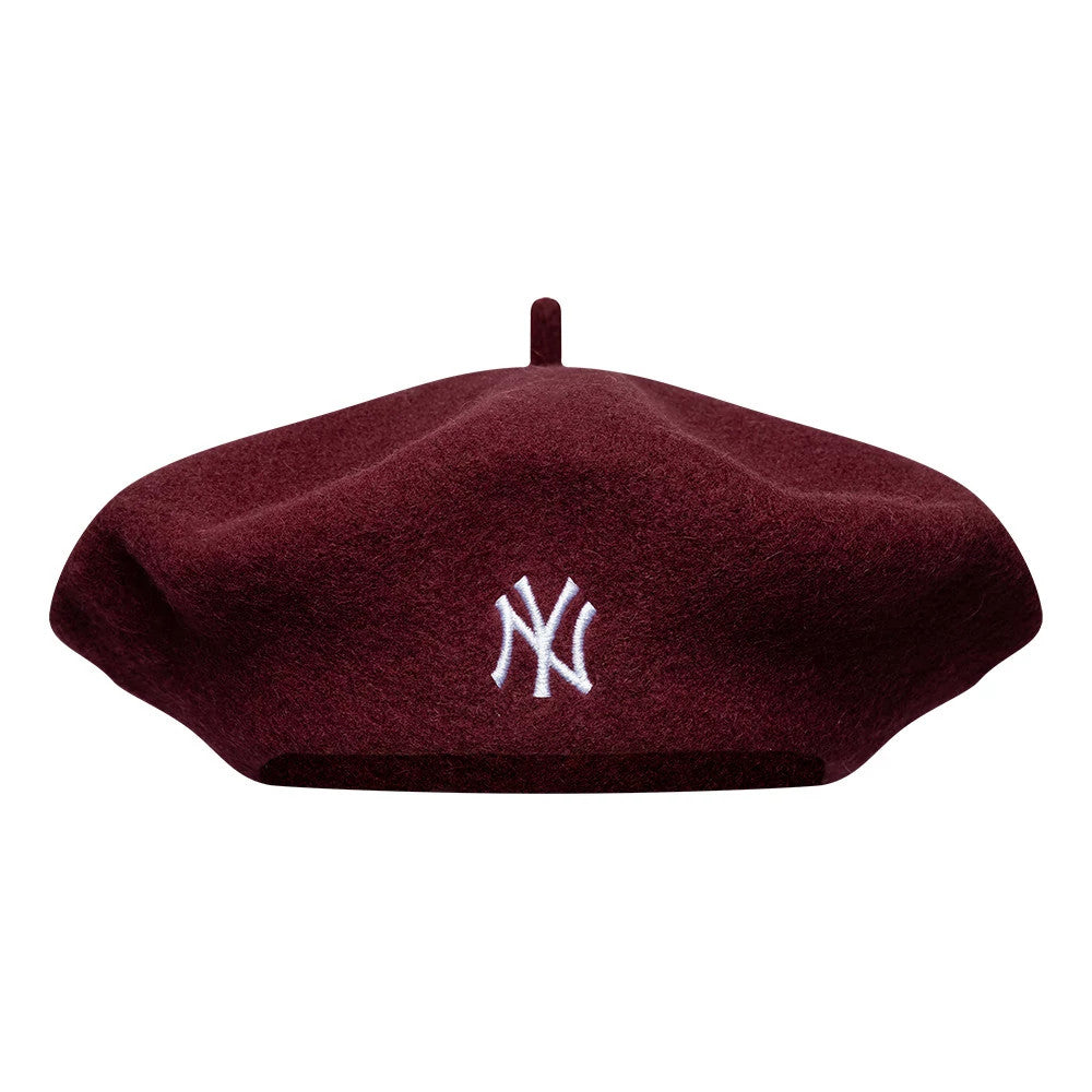 Béret New York Yankees MLB Wool Script Rouge foncé  