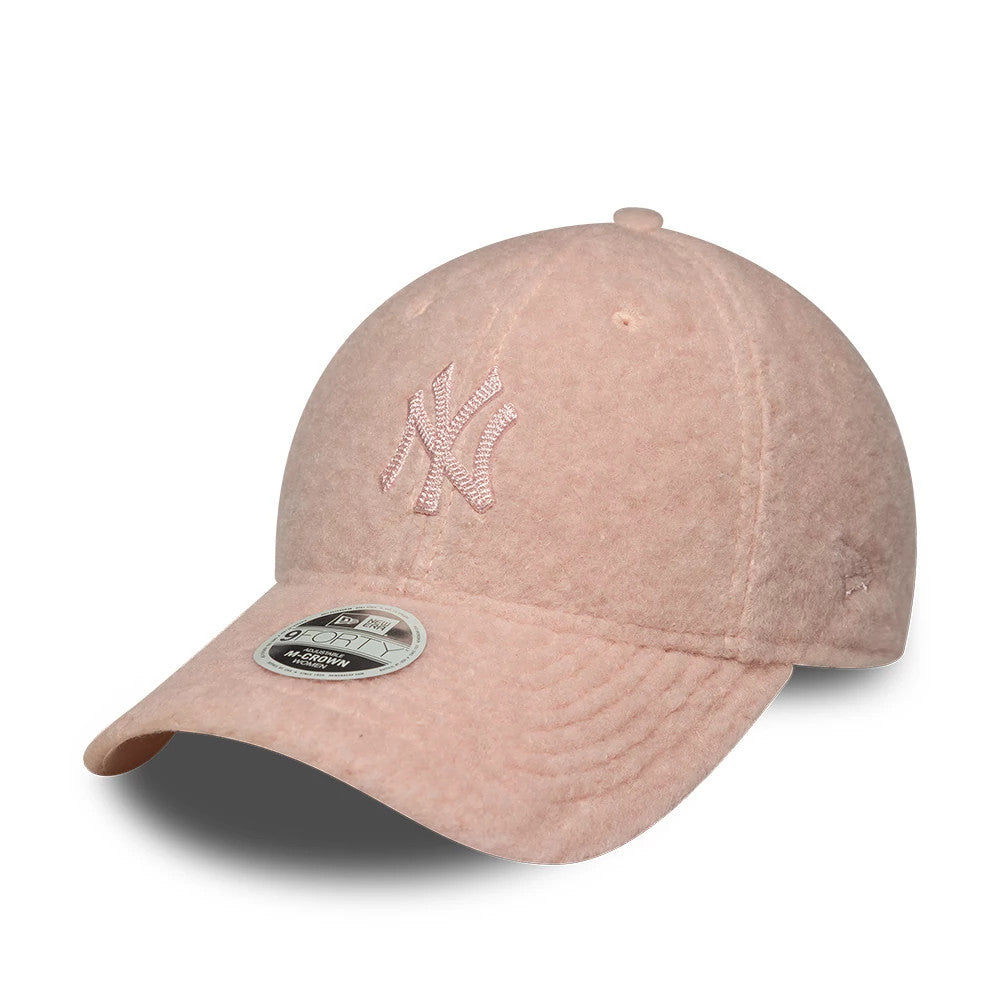Casquette Femme 9FORTY M-Crown NY Yankees Winter Borg Rose Pastel