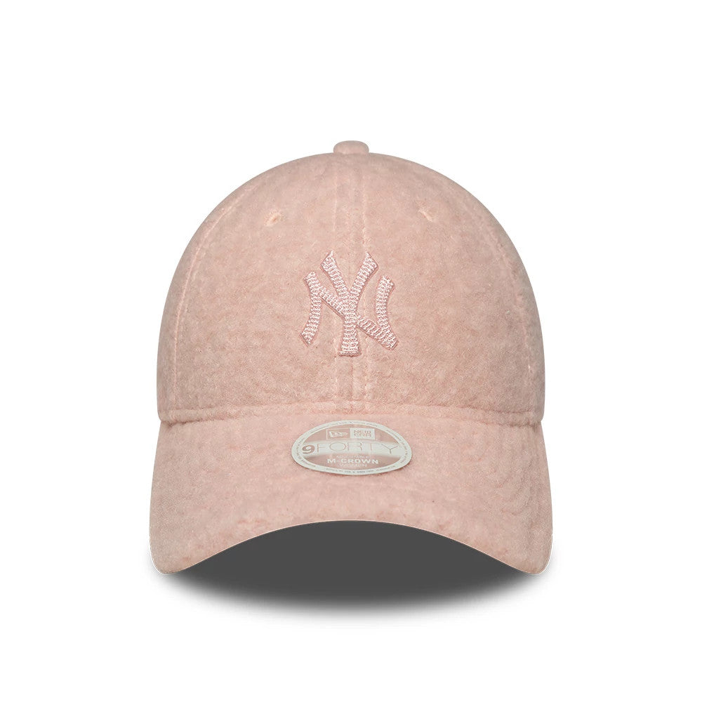Casquette Femme 9FORTY M-Crown NY Yankees Winter Borg Rose Pastel