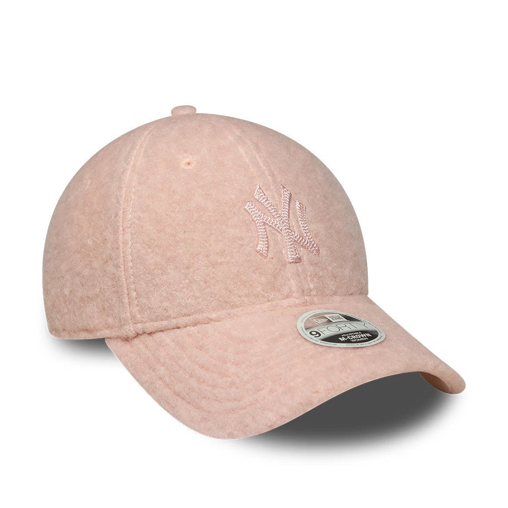 Casquette Femme 9FORTY M-Crown NY Yankees Winter Borg Rose Pastel