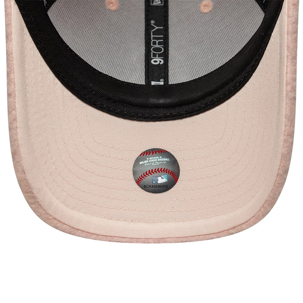 Casquette Femme 9FORTY M-Crown NY Yankees Winter Borg Rose Pastel