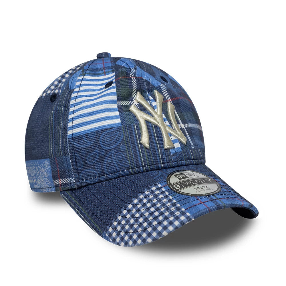 Casquette Enfant 9TWENTY New York Yankees MLB Patchwork Bleu marine
