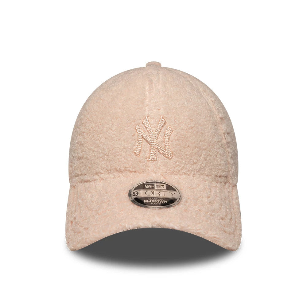 Casquette Enfant 9FORTY M-Crown New York Yankees MLB Winter Borg Rose
