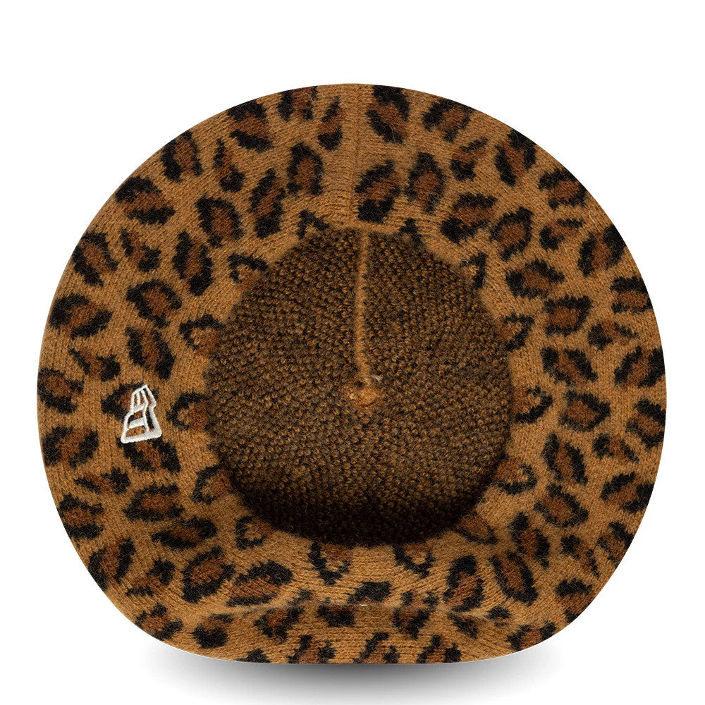 Béret New York Yankees MLB Leopard Beige