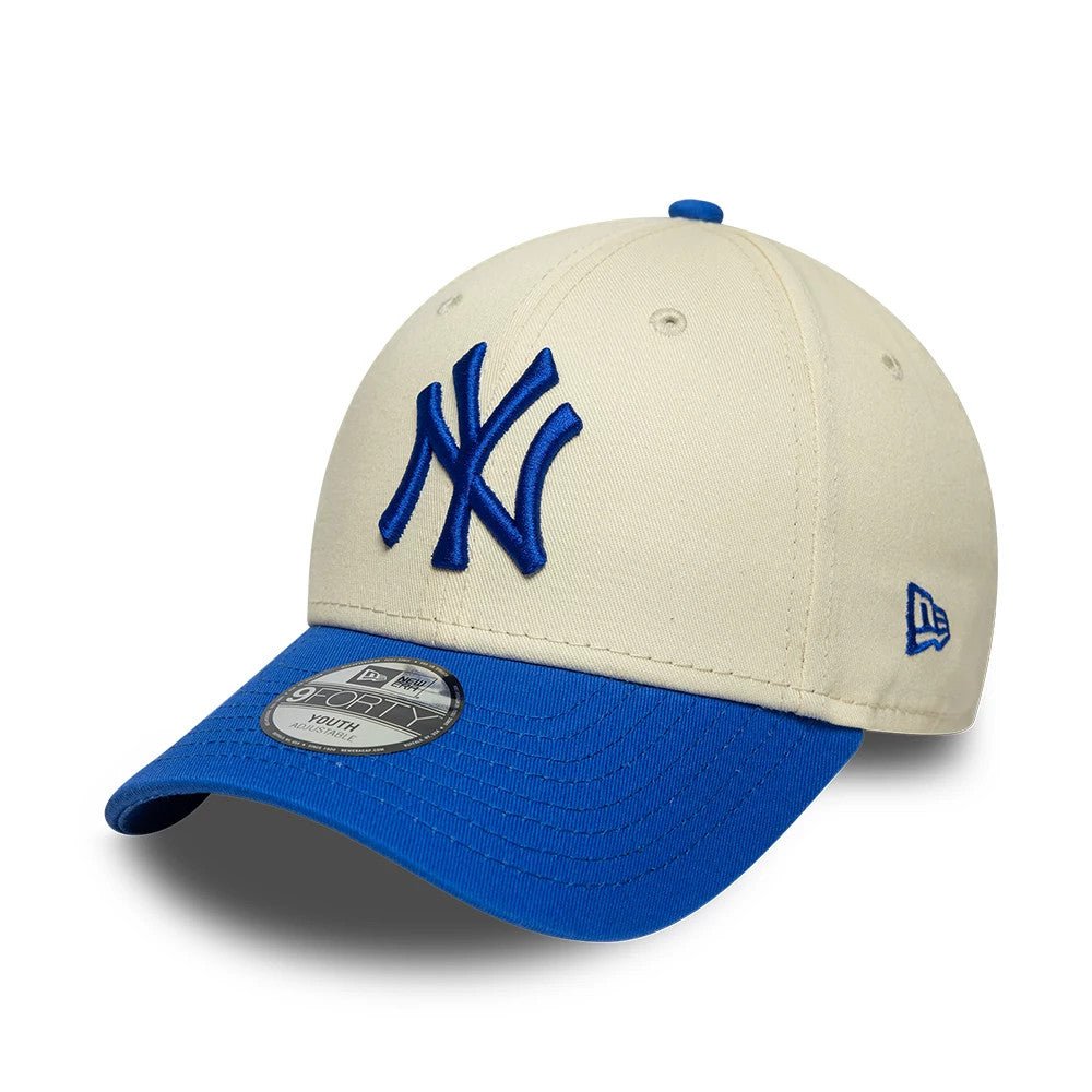 Casquette Enfant 9FORTY New York Yankees MLB League Essential Crème