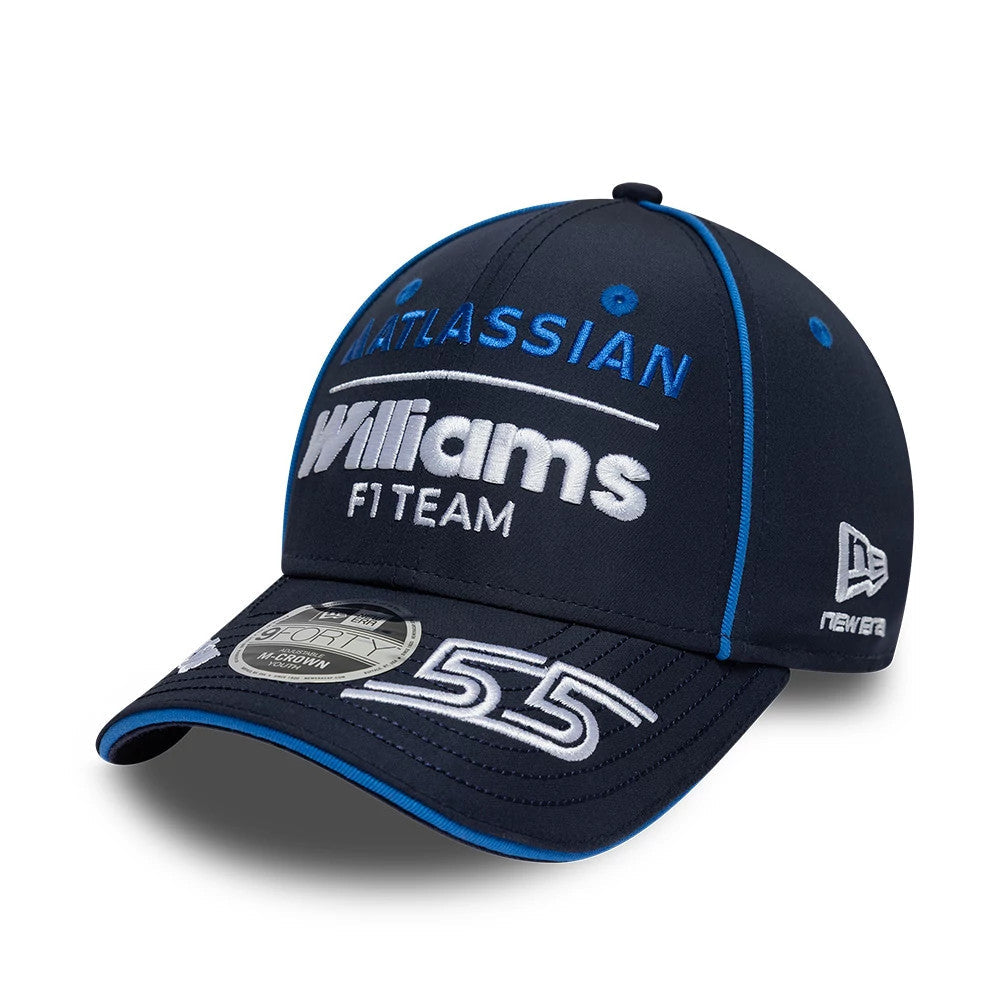 Casquette Enfant 9FORTY M-Crown Williams Carlos Sainz Jr. Bleu