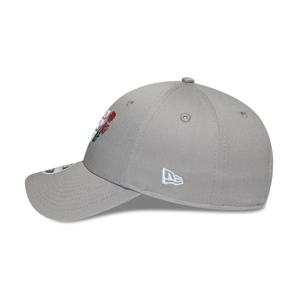 Casquette Femme 9FORTY Adjustable New Era Floral Icon Gris