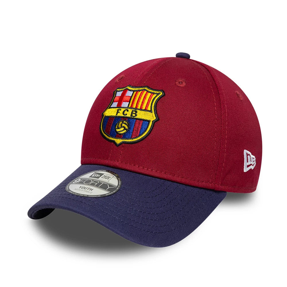 Casquette Enfant 9FORTY FC Barcelona Contrast Rouge foncé