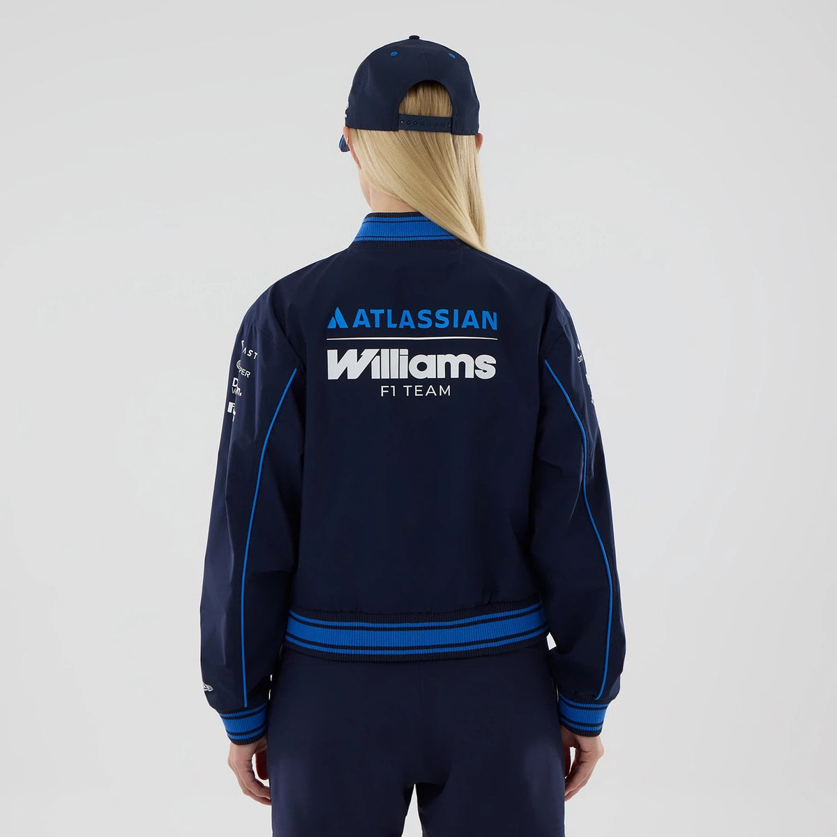 Veste Varsity Femme Williams Bleu marine