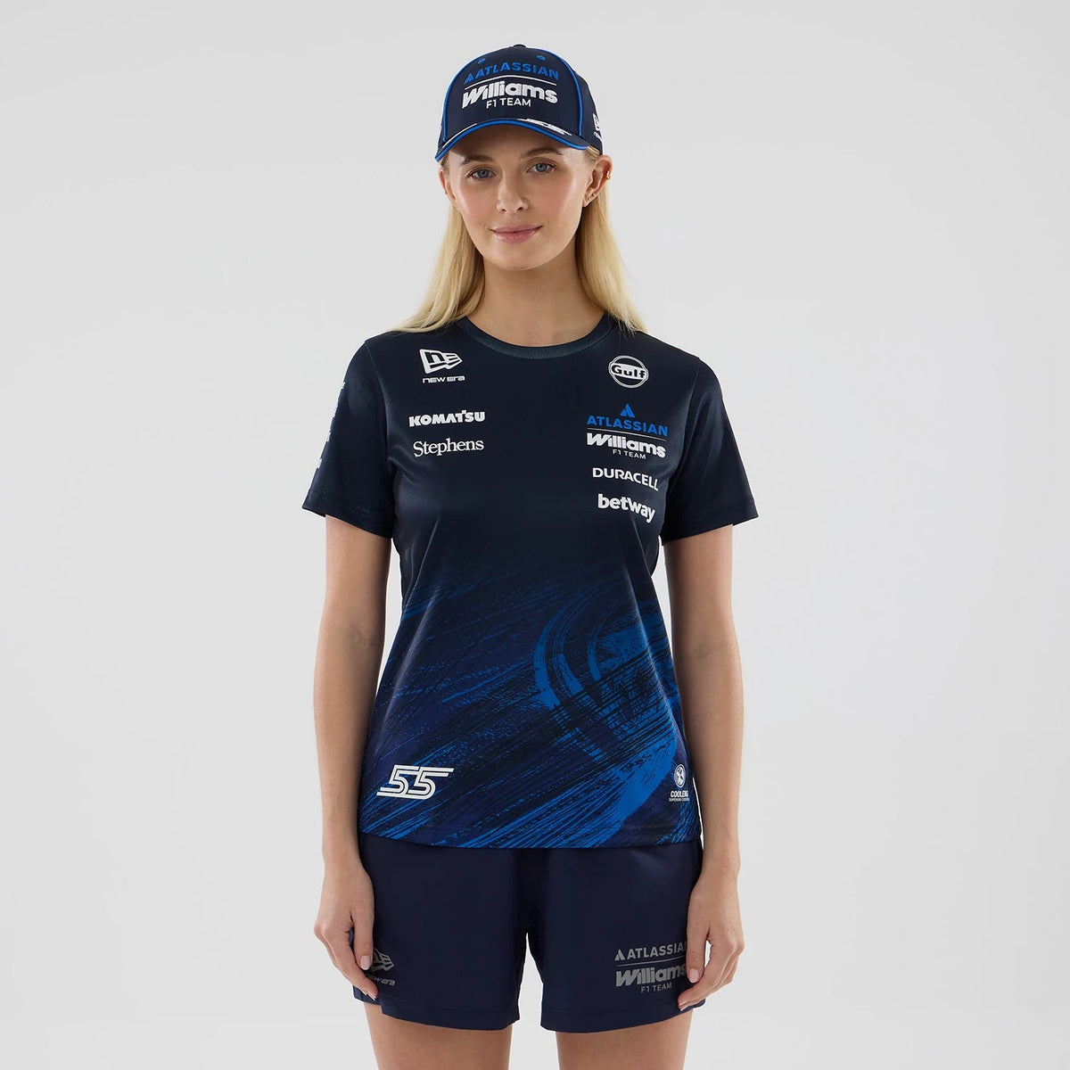 T-shirt Tech Femme Williams Carlos Sainz Bleu