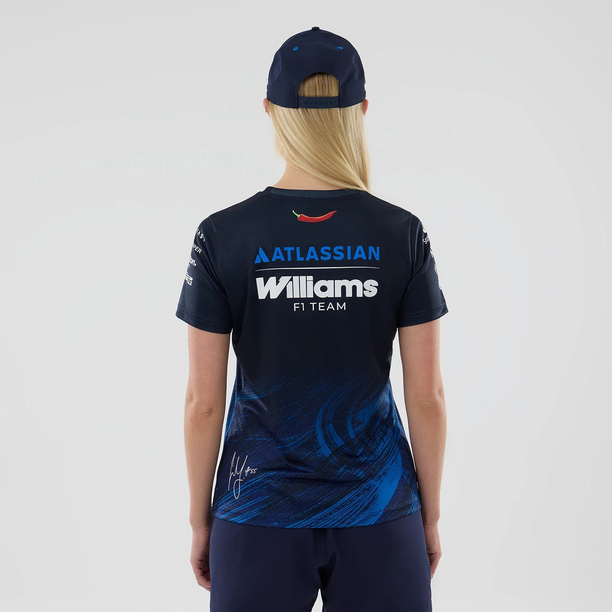 T-shirt Tech Femme Williams Carlos Sainz Bleu