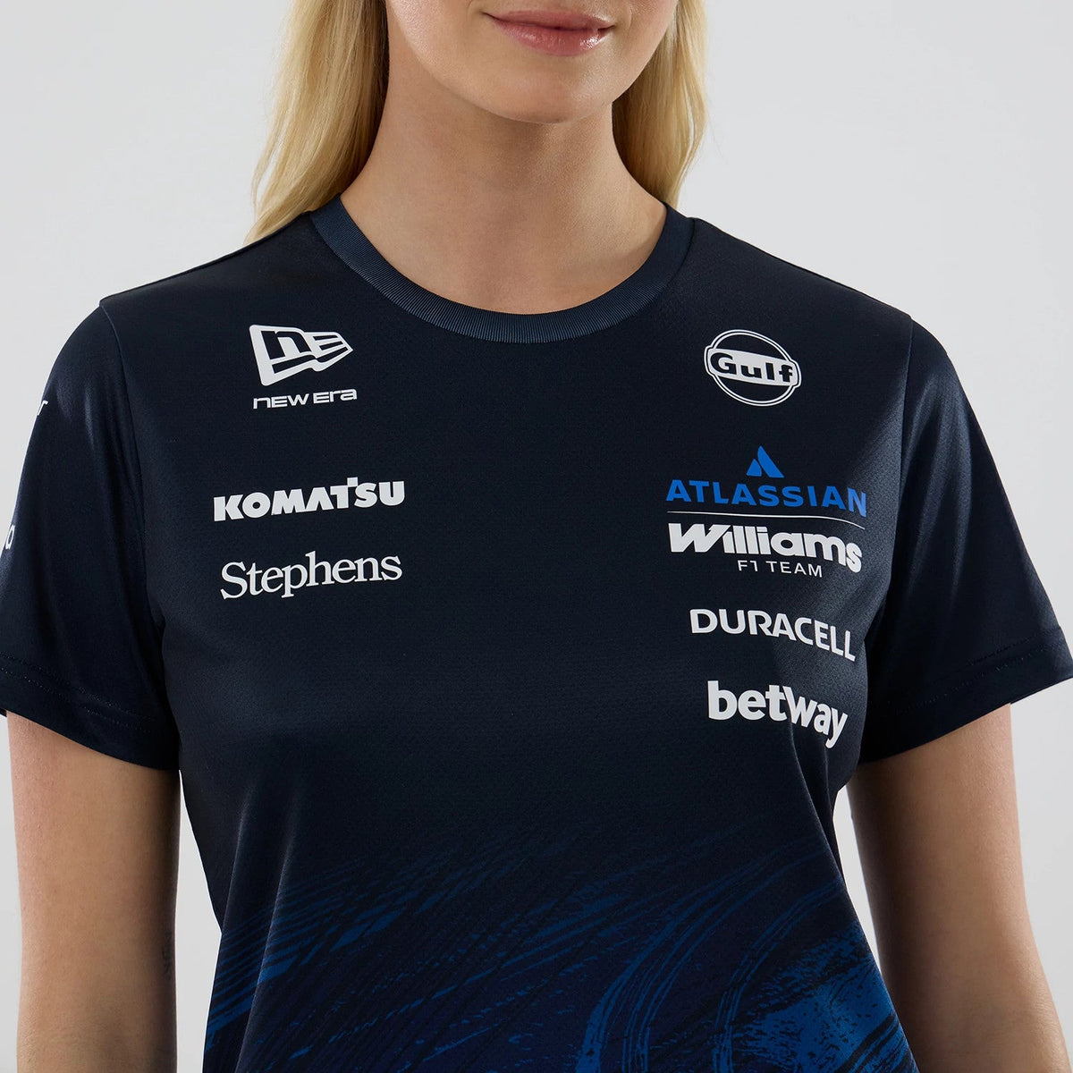 T-shirt Tech Femme Williams Alex Albon Bleu marine