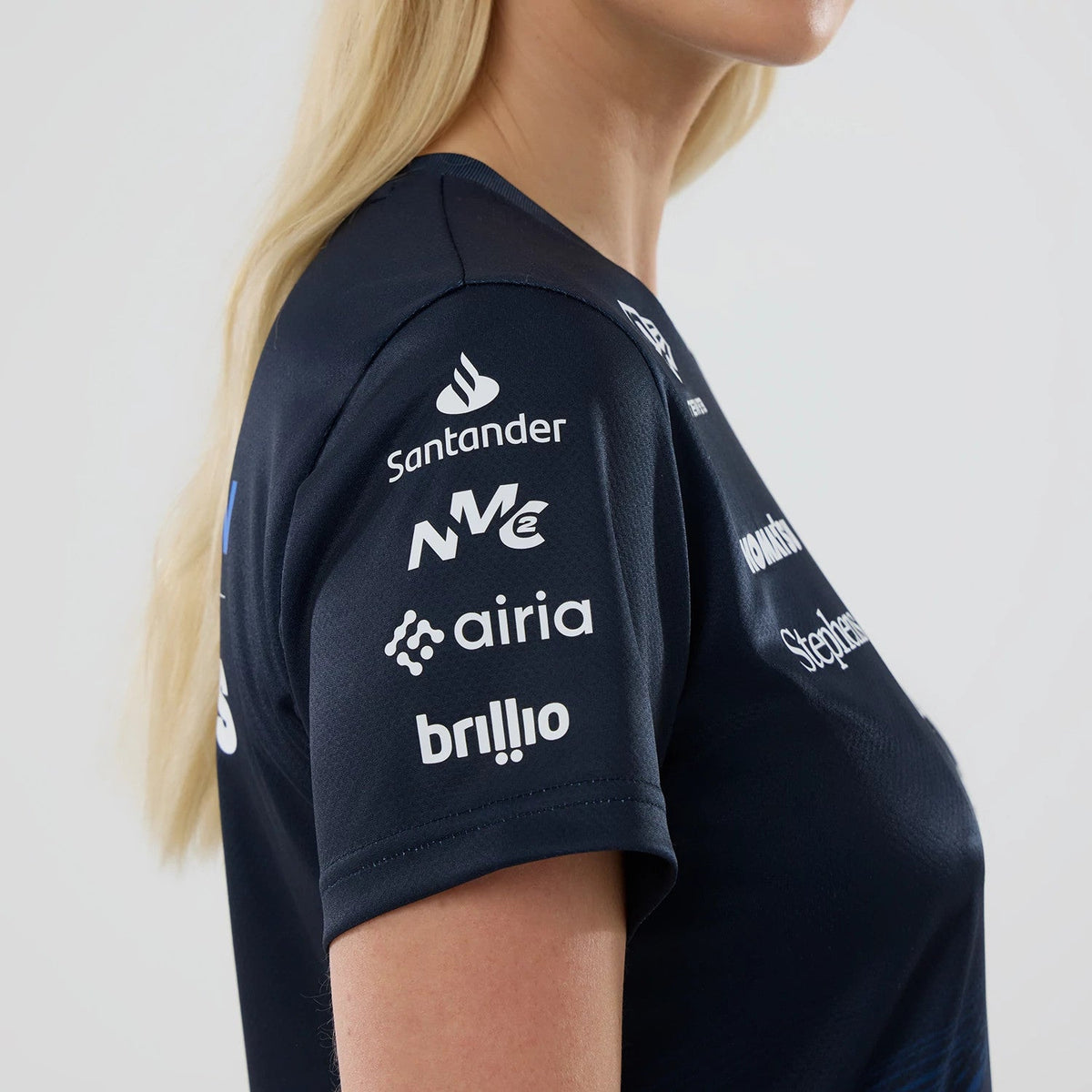 T-shirt Tech Femme Williams Alex Albon Bleu marine