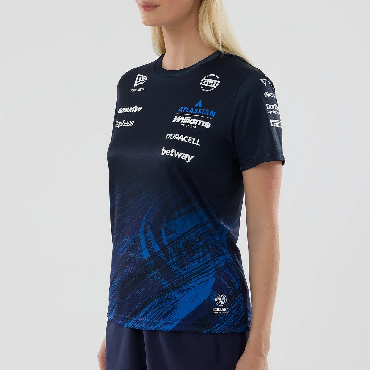 T-shirt Tech Femme Williams Bleu marine