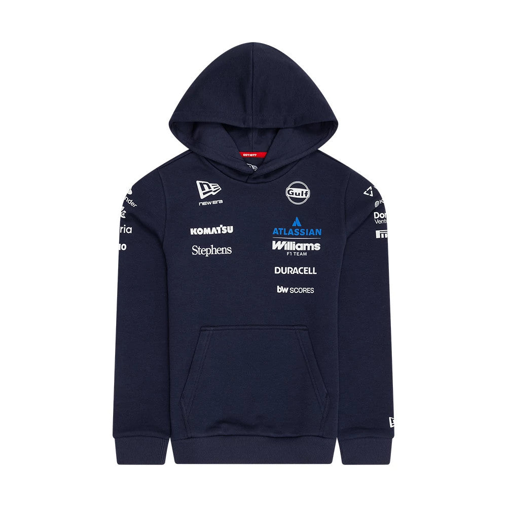 Sweat à Capuche Enfant Williams Replica Bleu marine