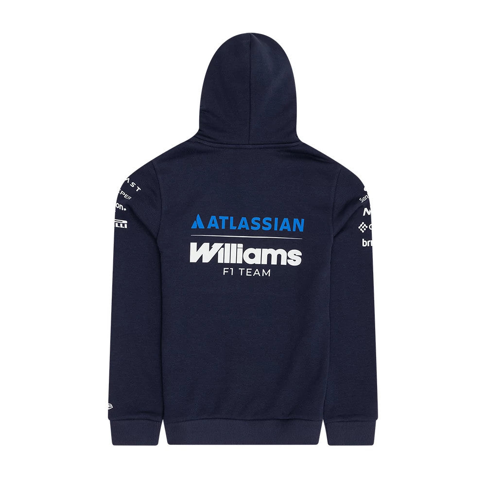 Sweat à Capuche Enfant Williams Replica Bleu marine