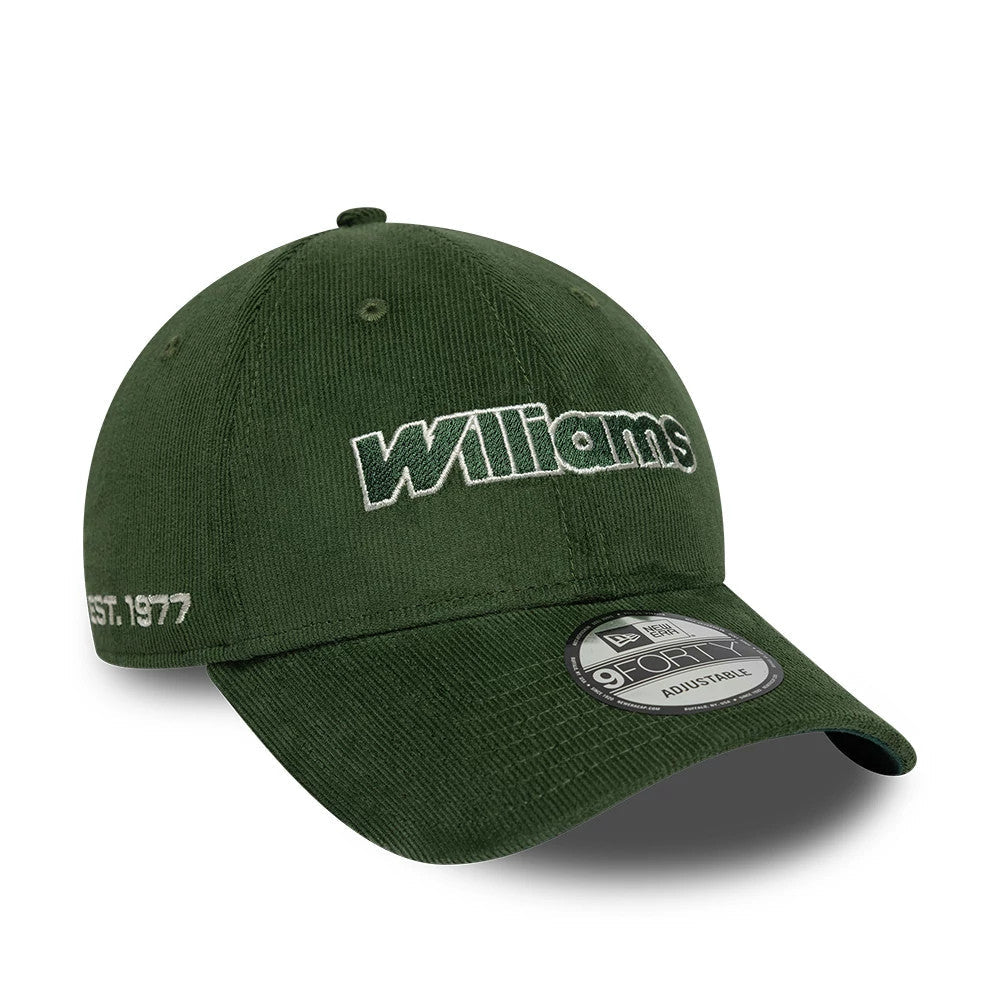 Casquette 9FORTY Williams Traditional Cord Vert foncé
