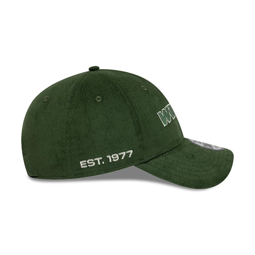Casquette 9FORTY Williams Traditional Cord Vert foncé