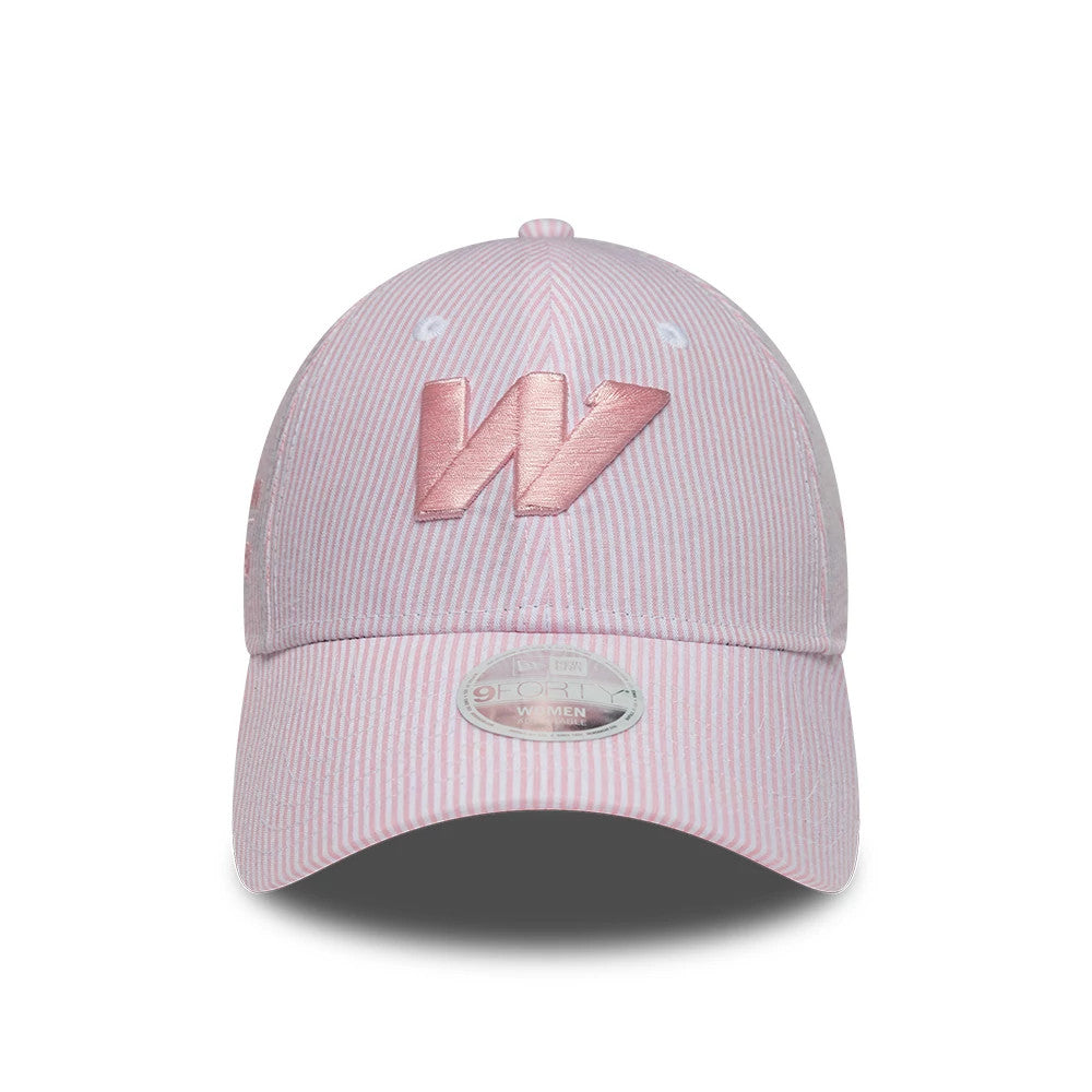 Casquette Femme 9FORTY Williams Seersucker Rose