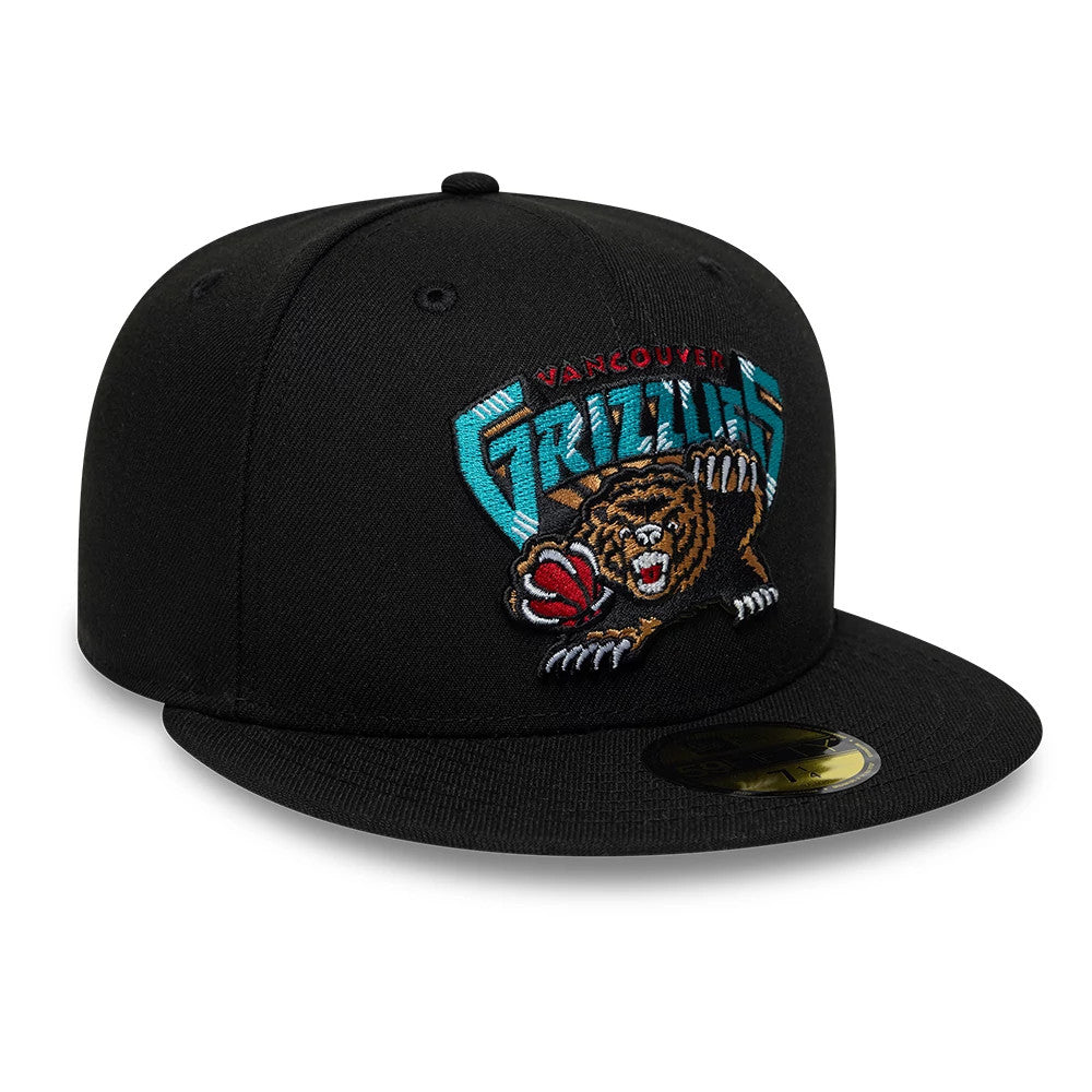 Casquette 59FIFTY Fitted Hardwood Classic Vancouver Grizzlies NBA Noir
