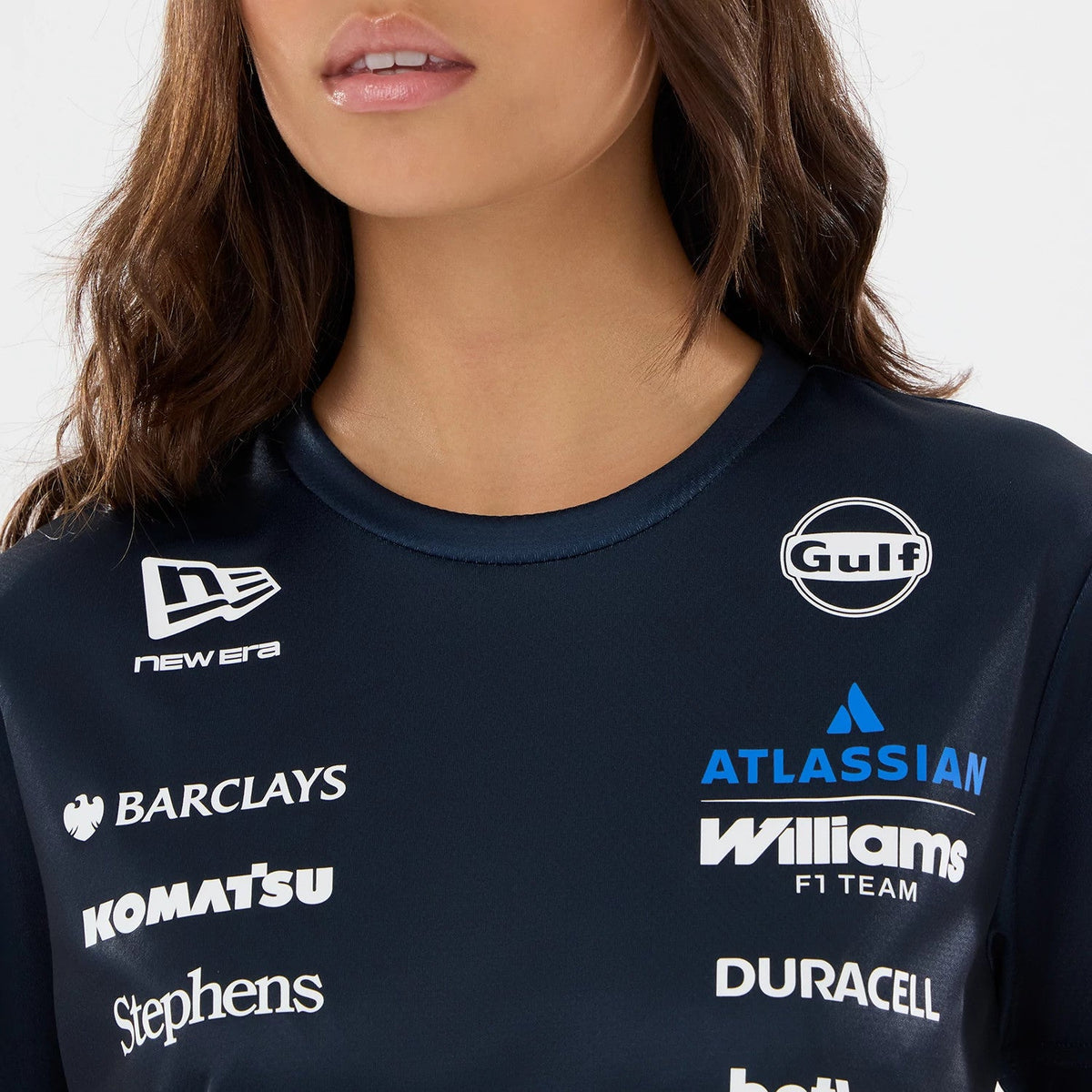 T-shirt Femme Williams GB Race Special Tech Bleu Marine