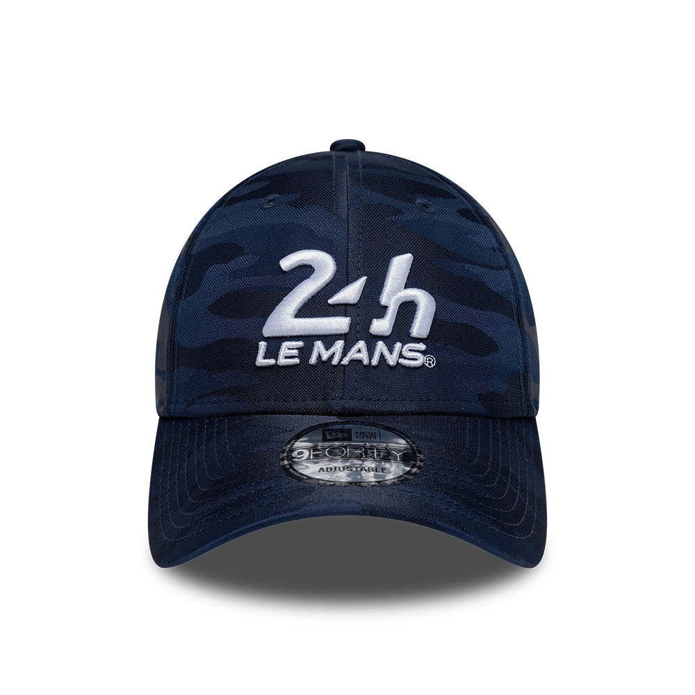 Casquette 9FORTY Camo 24HR Le Mans Bleu Foncé