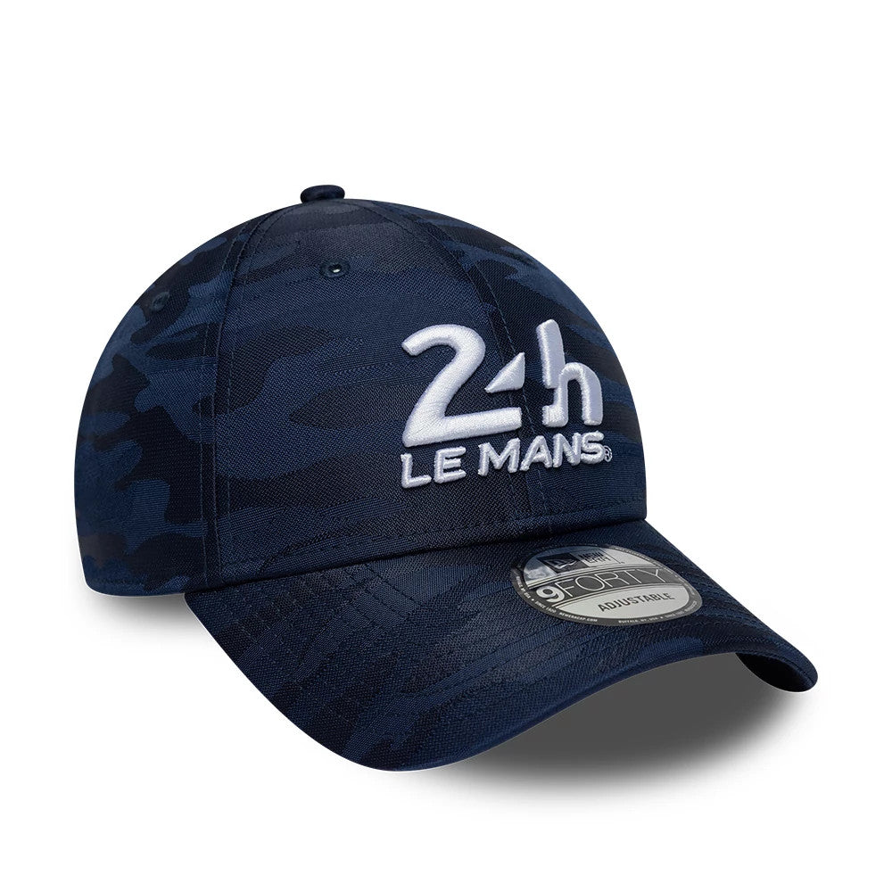Casquette 9FORTY Camo 24HR Le Mans Bleu Foncé