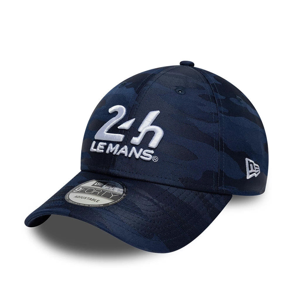 Casquette 9FORTY Camo 24HR Le Mans Bleu Foncé
