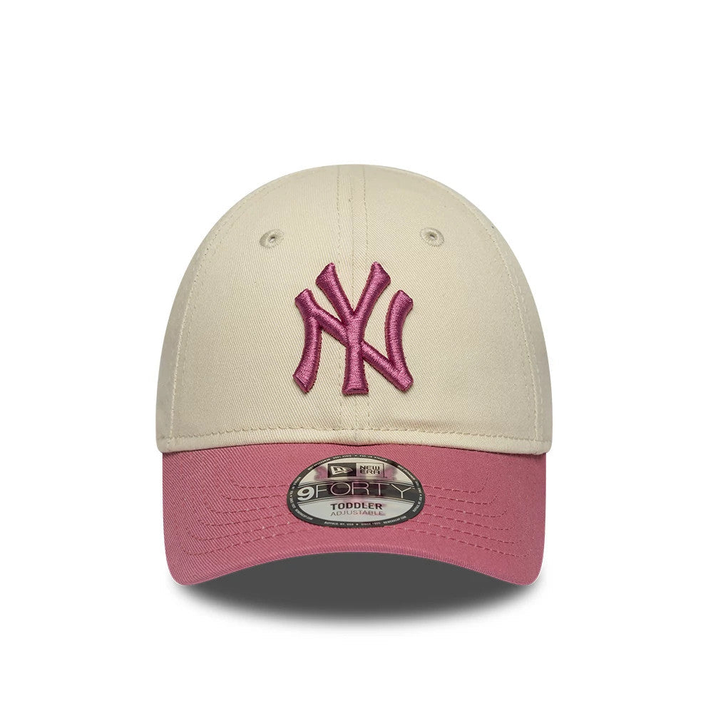 Casquette Bébé 9FORTY New York Yankees MLB League Essential Beige