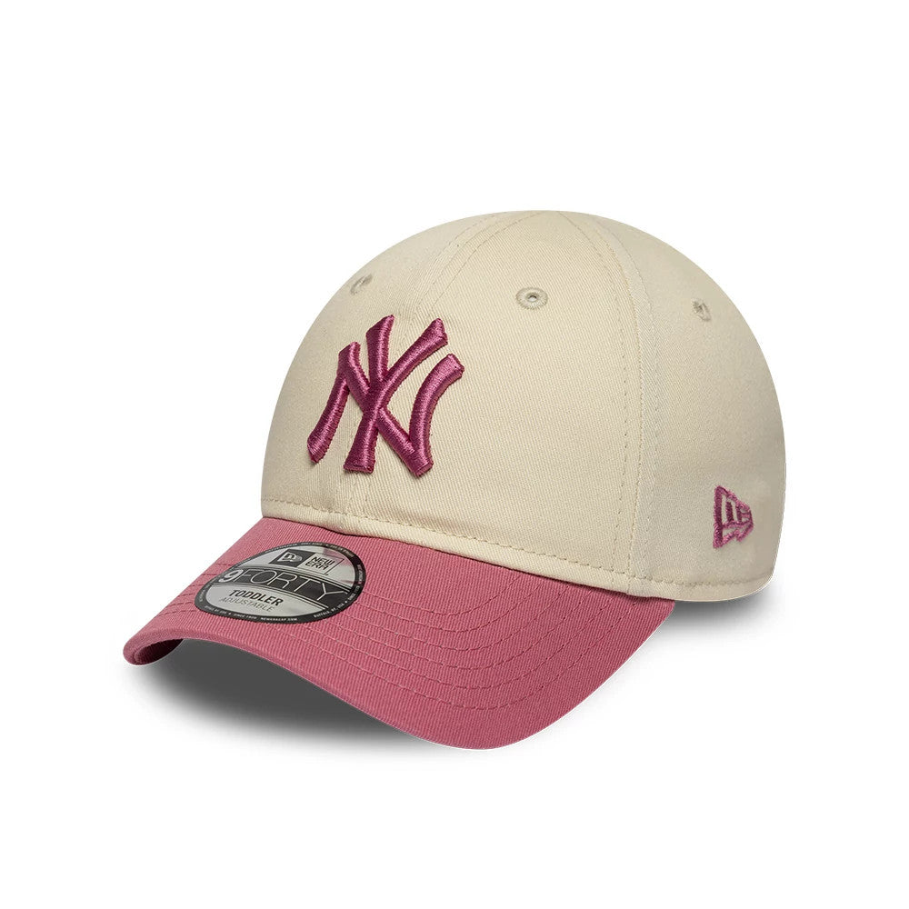 Casquette Bébé 9FORTY New York Yankees MLB League Essential Beige