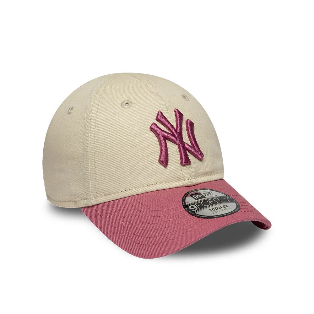 Casquette Bébé 9FORTY New York Yankees MLB League Essential Beige