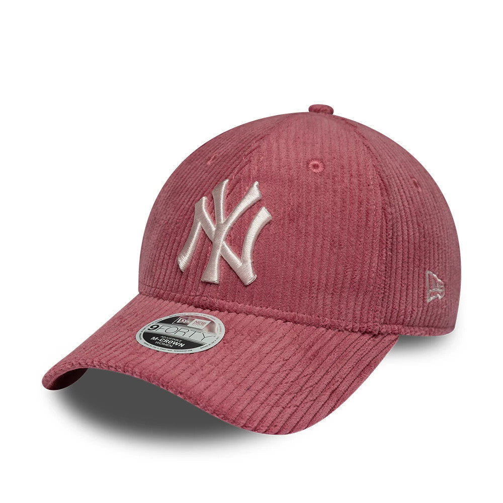 Casquette Femme 9FORTY M-Crown New York Yankees MLB Chunky Cord Rose