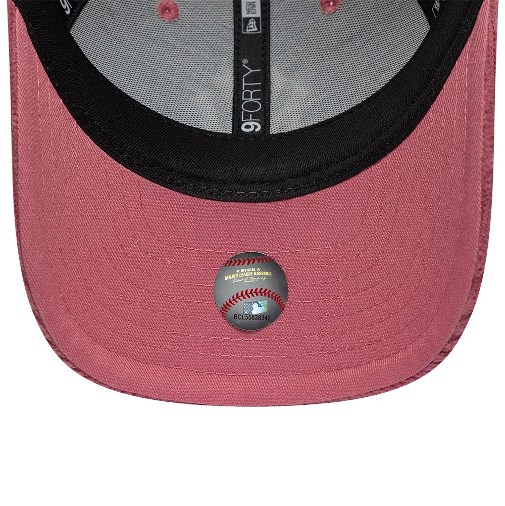 Casquette Femme 9FORTY M-Crown New York Yankees MLB Chunky Cord Rose