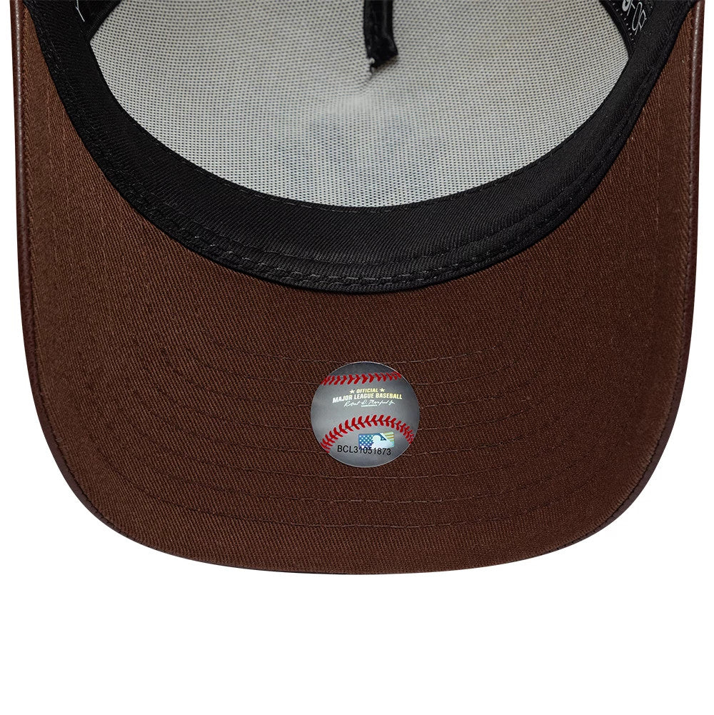Casquette Femme 9TWENTY M-Crown A-Frame NY Yankees Fabric Mix Beige