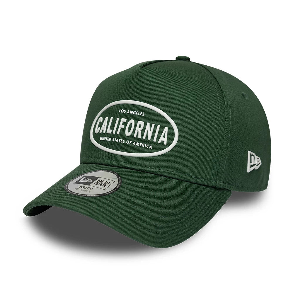 Casquette Enfant 9FORTY E-Frame New Era Rubber Vert Foncé