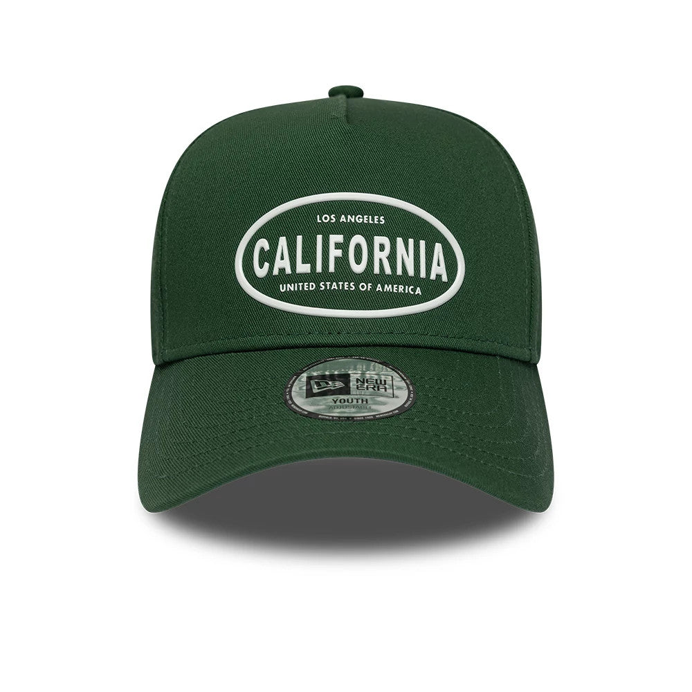 Casquette Enfant 9FORTY E-Frame New Era Rubber Vert Foncé