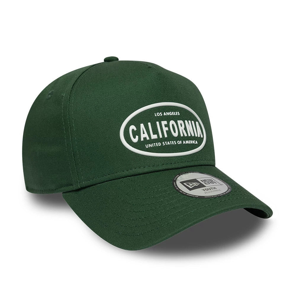 Casquette Enfant 9FORTY E-Frame New Era Rubber Vert Foncé