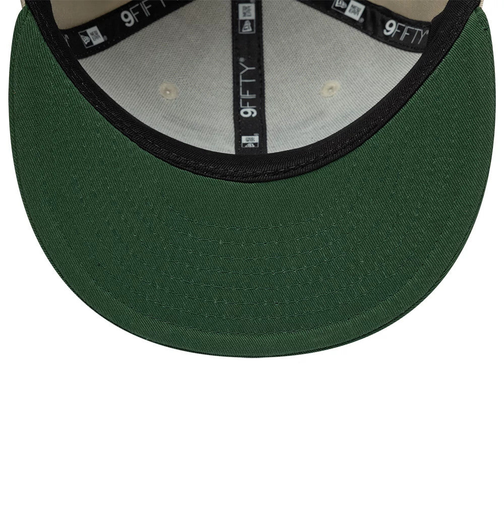 Casquette Enfants 9FIFTY Snapback Tortues Ninja Face Beige & Vert