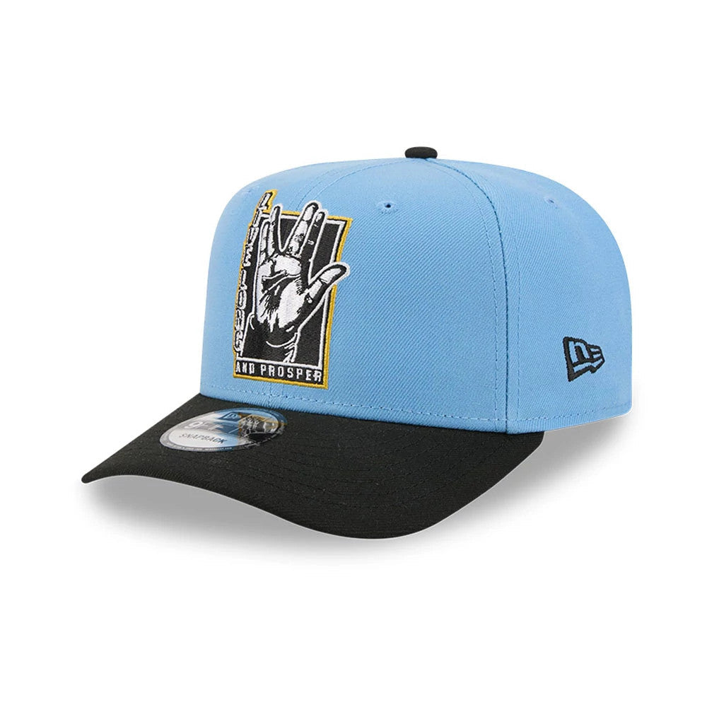 Casquette snapback 9FIFTY Live Long And Prosper Star Trek Bleu Pastel