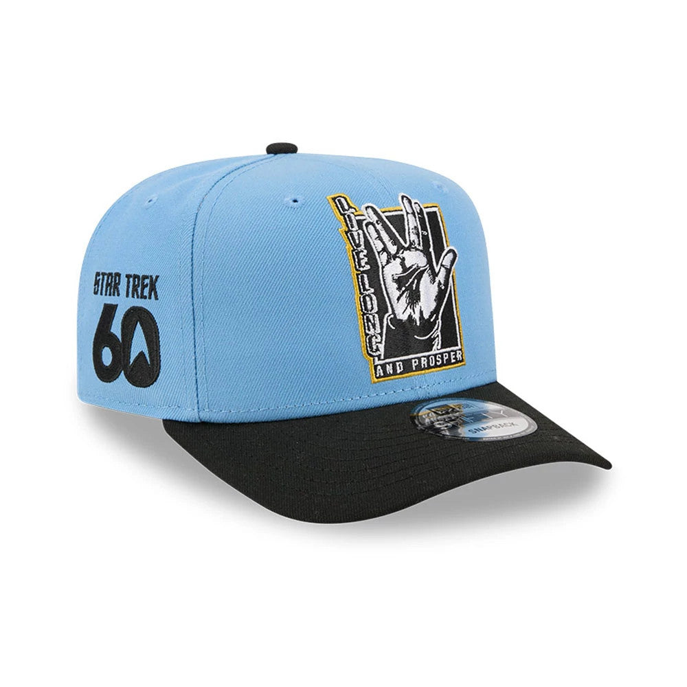 Casquette snapback 9FIFTY Live Long And Prosper Star Trek Bleu Pastel