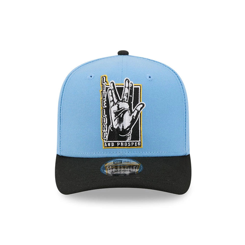Casquette snapback 9FIFTY Live Long And Prosper Star Trek Bleu Pastel