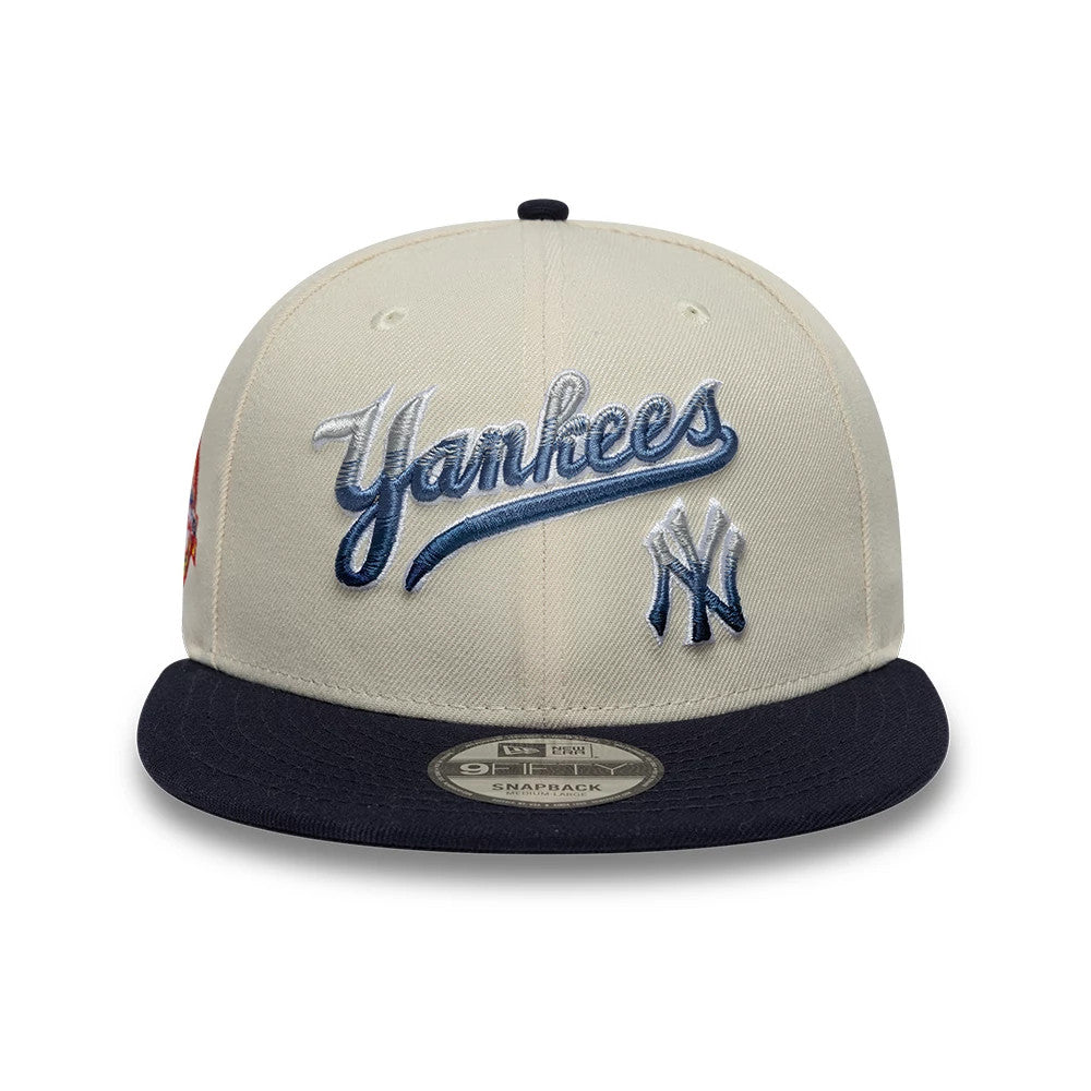 Casquette 9FIFTY Snapback New York Yankees MLB Ombre Script Beige