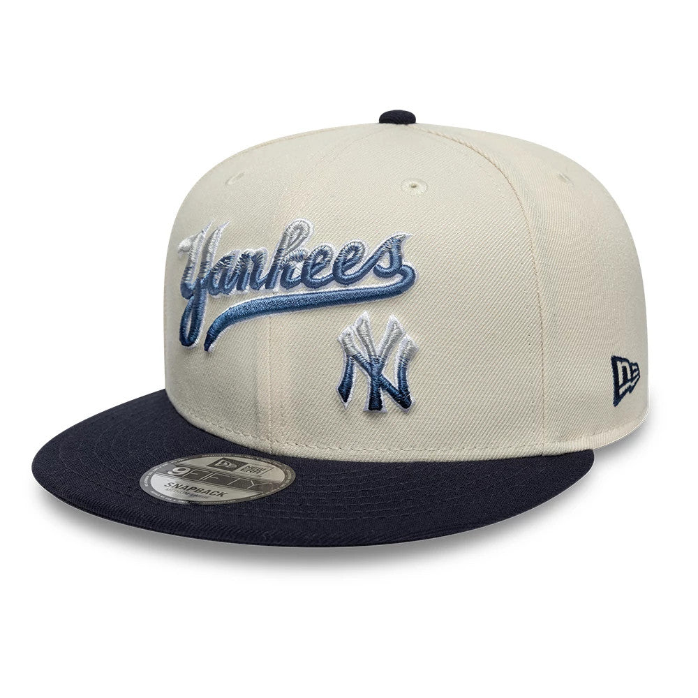 Casquette 9FIFTY Snapback New York Yankees MLB Ombre Script Beige