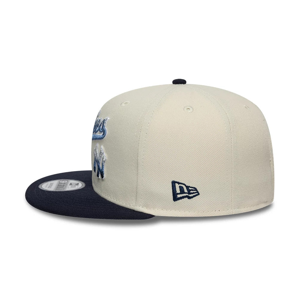 Casquette 9FIFTY Snapback New York Yankees MLB Ombre Script Beige