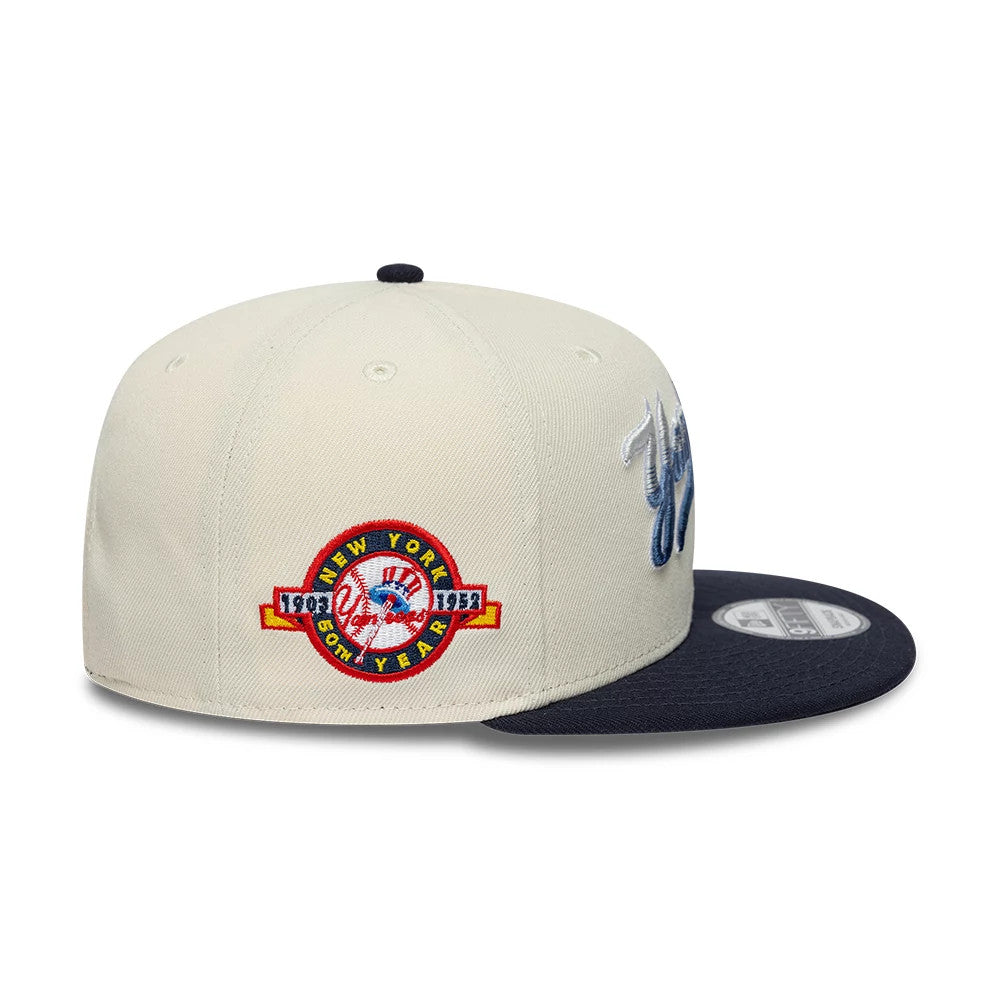 Casquette 9FIFTY Snapback New York Yankees MLB Ombre Script Beige