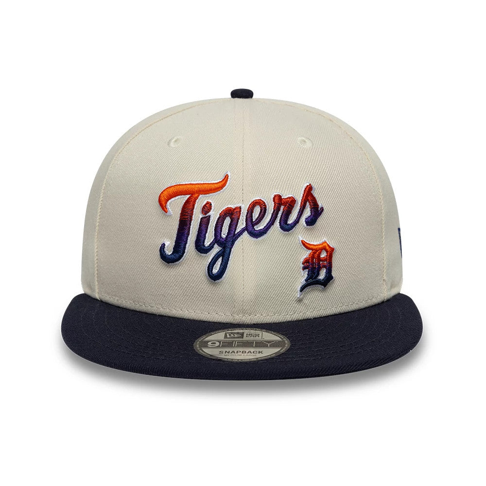 Casquette 9FIFTY Snapback Detroit Tigers MLB Ombre Script Beige