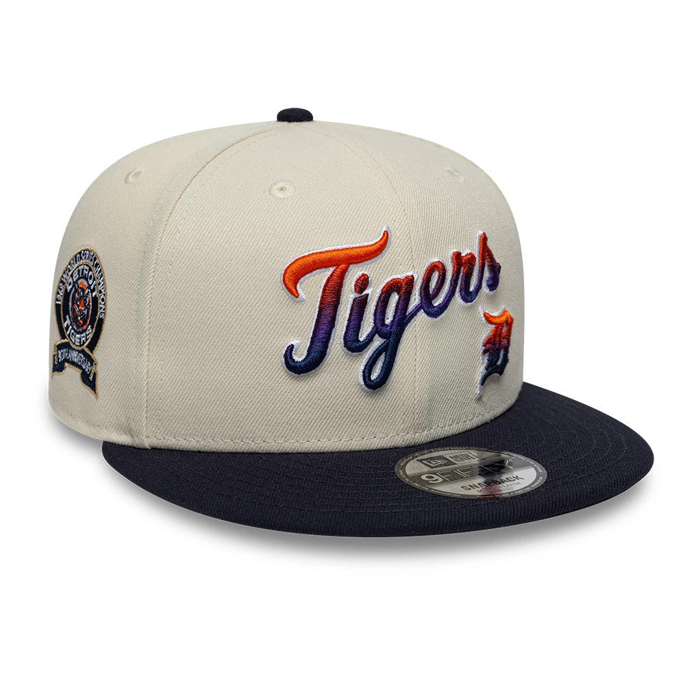 Casquette 9FIFTY Snapback Detroit Tigers MLB Ombre Script Beige