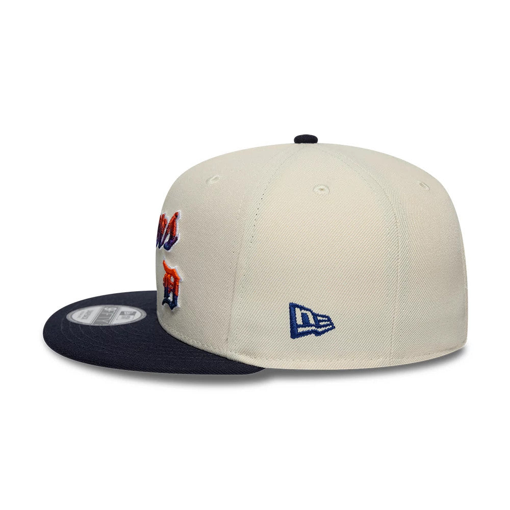 Casquette 9FIFTY Snapback Detroit Tigers MLB Ombre Script Beige