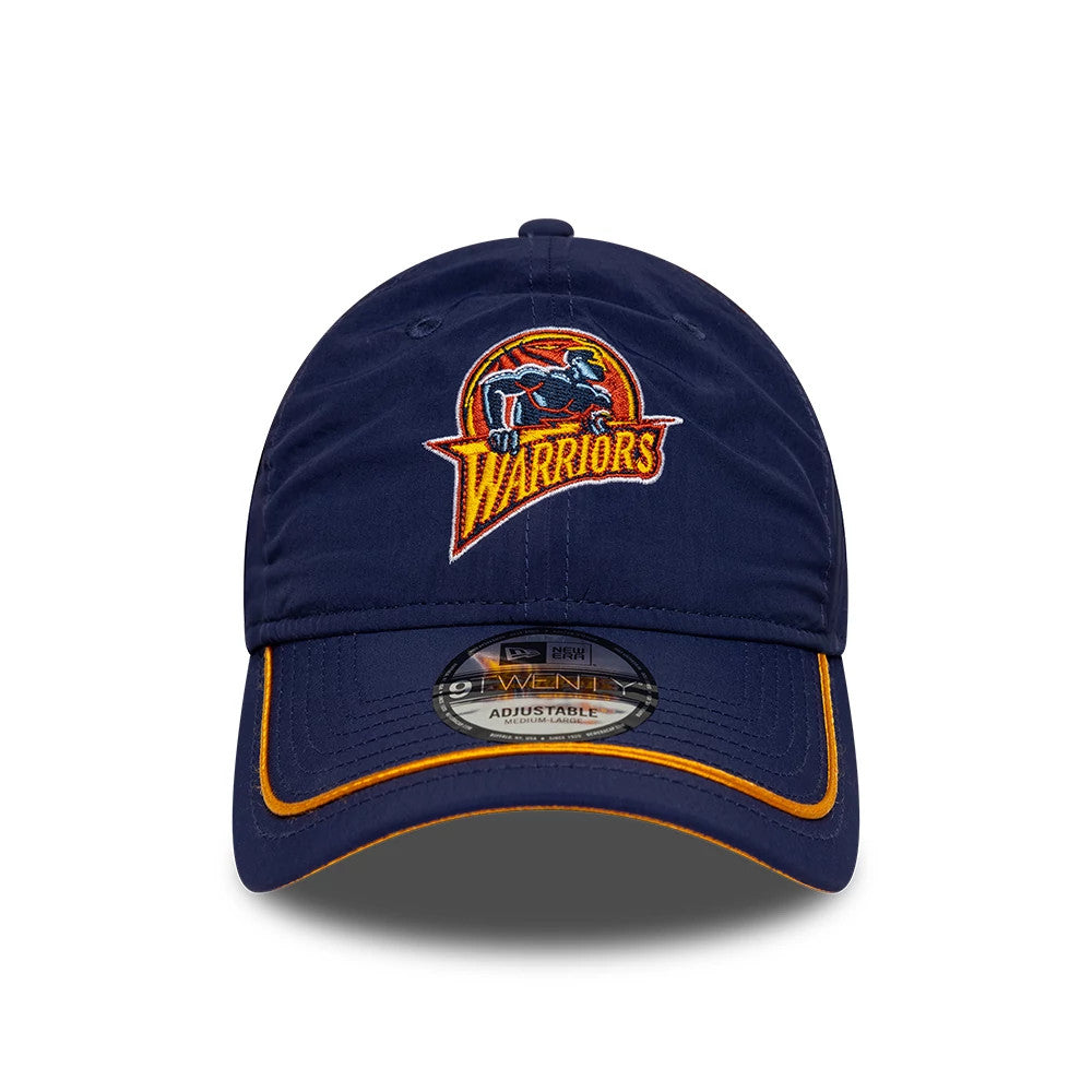 Casquette 9TWENTY Warriors NBA Hardwood Classic Nylon Bleu foncé