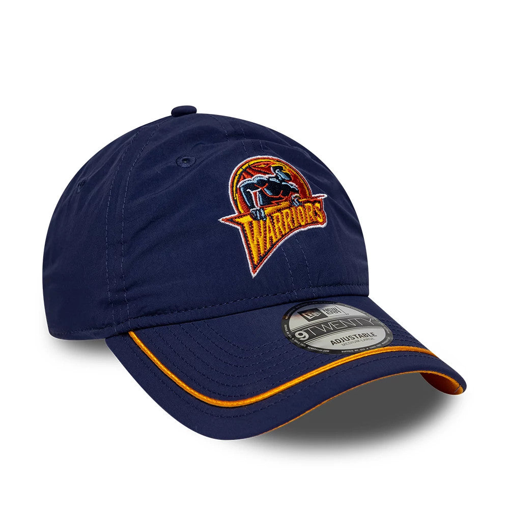 Casquette 9TWENTY Warriors NBA Hardwood Classic Nylon Bleu foncé